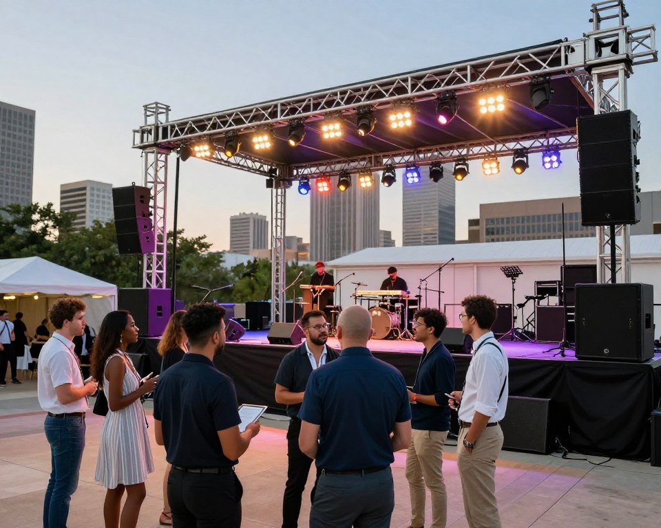 Band Stage Rental Houston