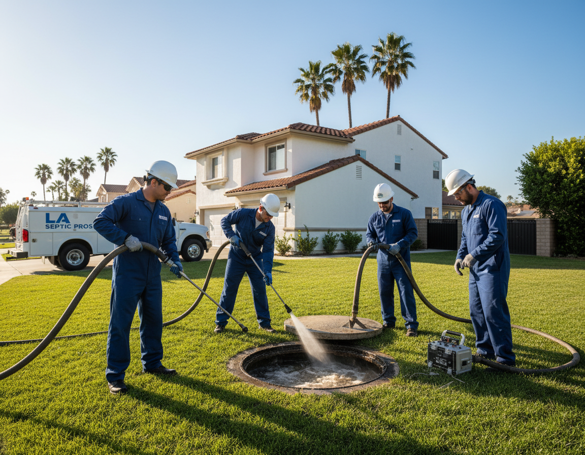 Septic Tank Maintenance Services in Los Angeles