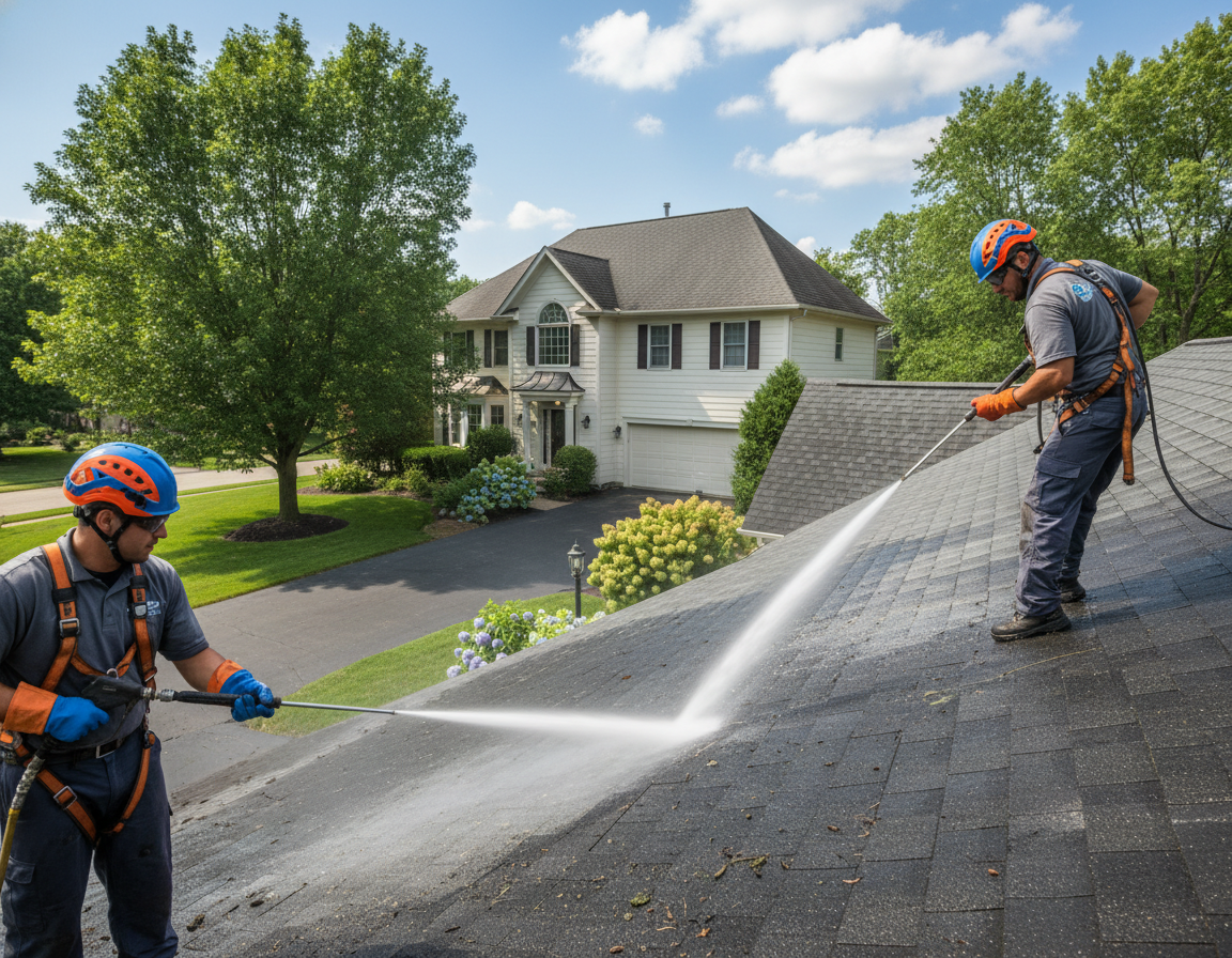 Roof Cleaning In Hilliard